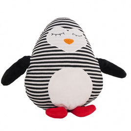 Cupid & Comet Stripey Crinkle Penguin Christmas Dog Toy