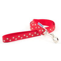 Ancol Vintage Red Polka Dot Nylon Lead & Collars