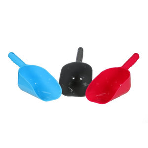 AI Plastic Pet Food Scoop Grey Pink Blue