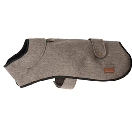 Ancol Heritage Brown Herringbone Dog Coat - Four Sizes