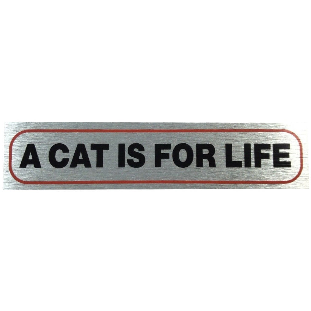 Cat Lovers Metallic Style Car Bumper Stickers