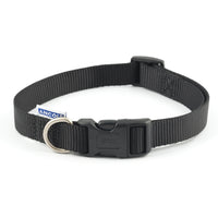 Ancol Nylon Adjustable Collar Black Large 45-70cm