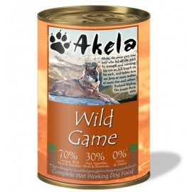 Akela Wild Game Dog Can 400g