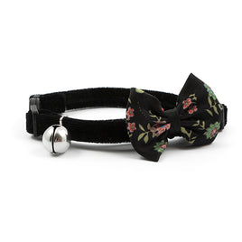 Ancol Vintage Bow Safety Cat Collar Black
