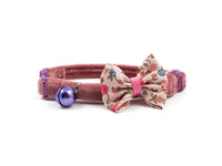 Ancol Vintage Bow Safety Cat Collar Pink