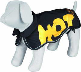 Trixie Avallon Black Softshell Breathable Water Repellent Dog Coat L: 55cm, Springer Cocker Spaniel