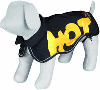 Trixie Avallon Black Softshell Breathable Water Repellent Dog Coat L: 62cm, Collie Lab Retriever