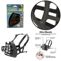 Baskerville Ultra Adjustable Dog Muzzle - Basket Style Training