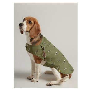 Joules Olive Bee Water Resistant Dog Coat