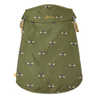Joules Olive Bee Water Resistant Dog Coat