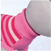 Trixie Barrie Pink Striped Dog Jumper Pullover XS: 30cm, Border Terrier