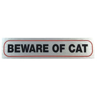 Cat Lovers Metallic Style Car Bumper Stickers