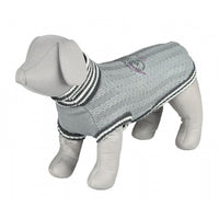 Trixie Bologna Grey Dog Pullover Jumper S: 33cm, Jack Russell