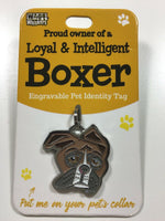 Wags & Whiskers Dog ID Tag Bag Charm Key Ring All Breeds