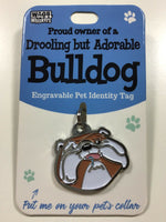 Wags & Whiskers Dog ID Tag Bag Charm Key Ring All Breeds