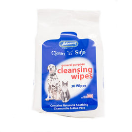 Johnsons Cleansing Wipes - Sachet 30 Wipes