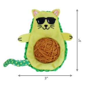 Kong Wrangler Cat AvoCATo String Ball Toy