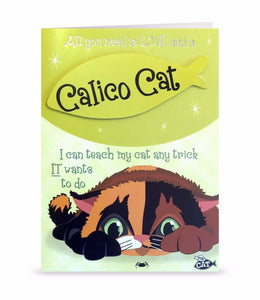 Cat Greeting Birthday Card Calico Tortoiseshell Cat 22