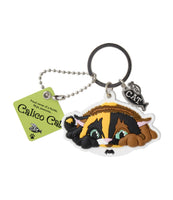 Cat Key Ring Calico Cat (ninja)