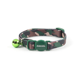 Ancol Camouflage Cat Collar Green