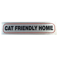 Cat Lovers Metallic Style Car Bumper Stickers