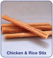 Burns Stix 4pk - Chicken & Rice, Petaroni, Lamb & Rice, Meat & Tripe, Beef