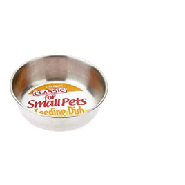 Classic Stainless Steel Small Pet Dish 200ml (80mm Dia)