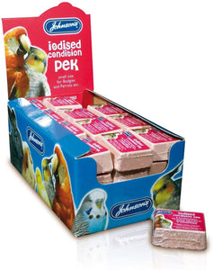 Johnsons Budgie Conditioning Peks Iodised 33g