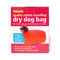 Pennine Quality Cotton Towelling Dry Dog Bag