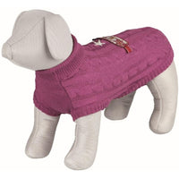Trixie Garda Purple Wool Dog Jumper Pullover XS: 27cm, Chihuahua
