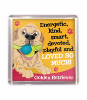 Fridge Magnet Dog Puppy Lovers Gift Stocking Filler Lots Of Breeds