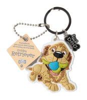 Dog Key Ring Golden Retriever