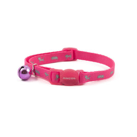 Ancol Hi Viz Pink Cat Collar