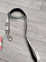 Envy Wild Forever Designer Dog Lead Black White 1.0x120cm