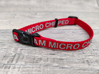 Ancol I Am Microchipped Dog Collar Band - Three Sizes