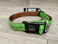 Nobby Soft Grip Dog Collar, 50-65 Cm/25 Mm, Light Green/Brown