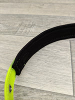 Nobby Durable Neoprene Padded Dog Collar, 50-60 Cm/25 Mm, Neon Yellow