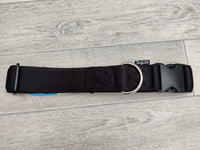 Dog Life Nylon Black Dog Collar X Large 38mm x 50-75cm
