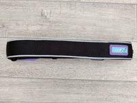 Hem & Boo Neopreme Padded Reflective Collar Black XLarge 1.25" x 24-30"