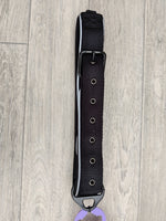 Hem & Boo Neopreme Padded Reflective Collar Black XLarge 1.25" x 24-30"