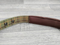 Hem & Boo Green Check Collar Xlarge 1" x 22-26"