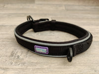 Hem & Boo Padded Collar Black Small 25-35cm