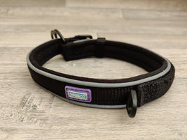 Hem & Boo Padded Collar Black Small 25-35cm