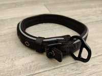 Hem & Boo Padded Collar Black Small 25-35cm