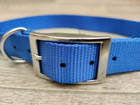 Walk R Cise Blue Nylon Dog Collar XLarge 50-60cm