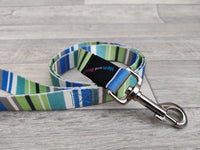 Hem & Boo Stripes Lead Blue & Green 40-57cm