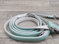 Artificial Leather Training Lead Blue 200cm