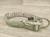 Trixie Green Cream Stripe Collar M–L: 35–55cm Beagle Collie Lab