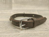 Trixie Active Leather Collar With Rhinestones Medium 36–43cm / 18mm
