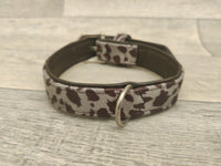 Trixie Savanne Silver Animal Print Collar 28-34cm Dachshund Jack Russell